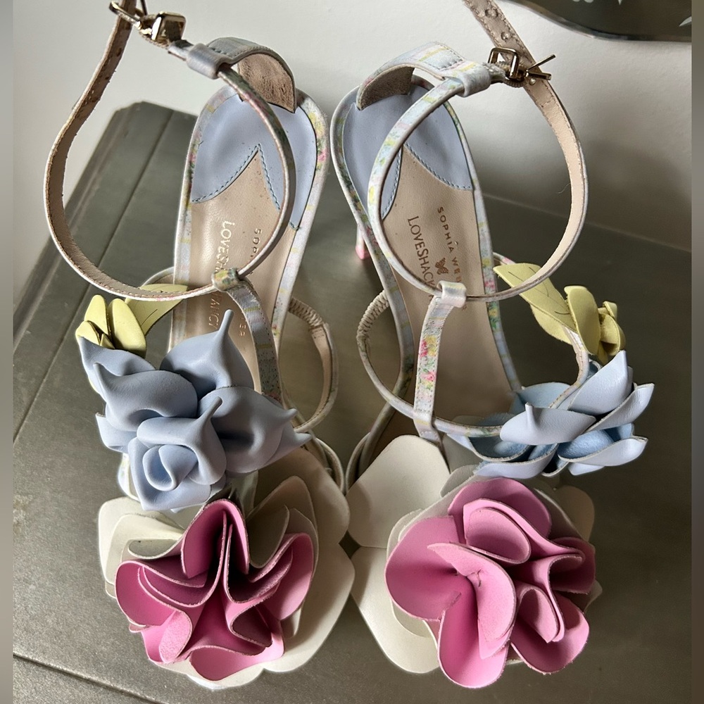LOVE SHAKE FANCY by Sophia Webster GENTLY WORN / FLAWLESS HEELS / STUNNING!! - Picture 5 of 10